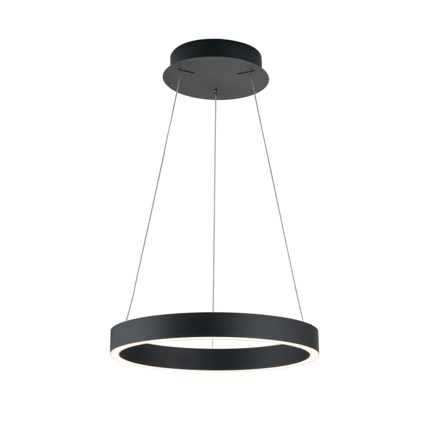 LED luster na sajli s funkcijom prigušivanja KOLK LED/40W/230V 2700/3000/4000K promjer 40 cm crna