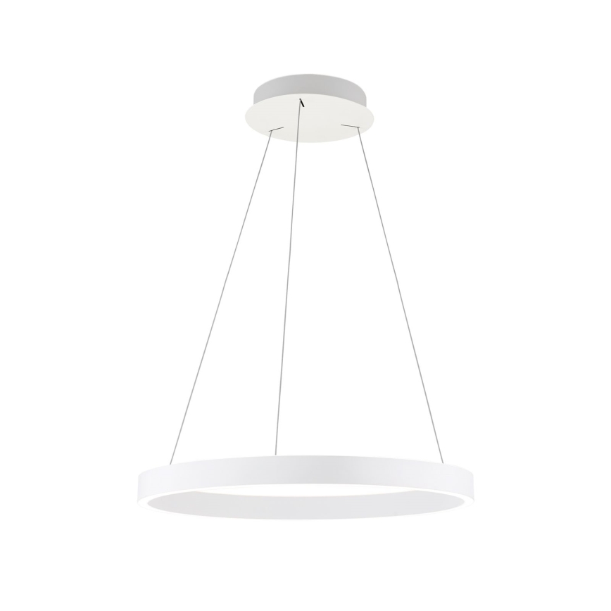 LED luster s mogućnošću prigušivanja na sajli KOLK LED/60W/230V 2700/3000/4000K Ø 60 cm bijela