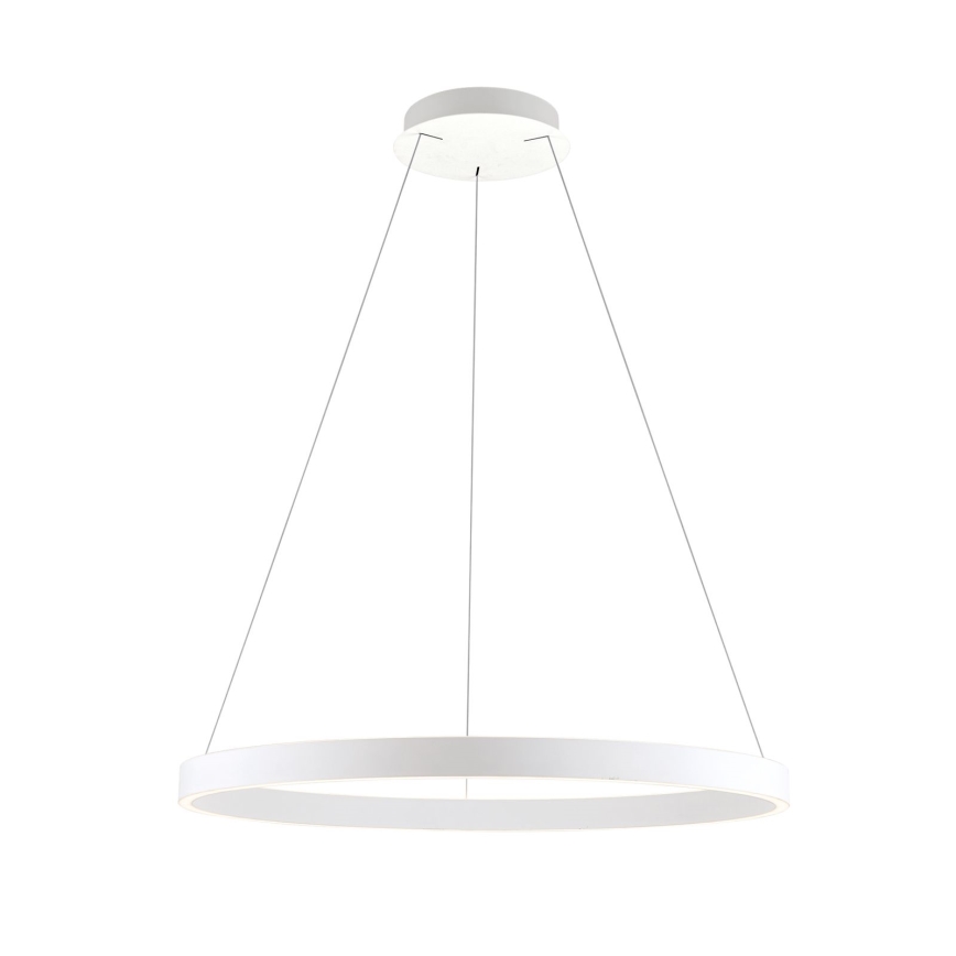 LED luster na sajli s mogućnošću prigušivanja KOLK LED/80W/230V 2700/3000/4000K Ø 80 cm bijela