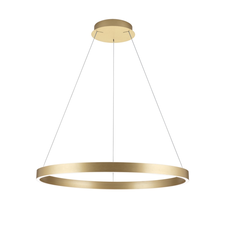 LED luster na kablu s mogućnošću prigušivanja KOLK LED/80W/230V 2700/3000/4000K Ø 80 cm zlatni