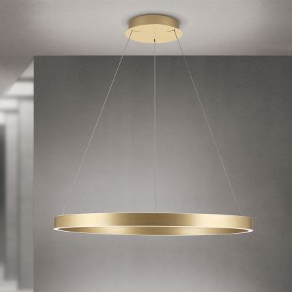 LED luster na kablu s mogućnošću prigušivanja KOLK LED/80W/230V 2700/3000/4000K Ø 80 cm zlatni