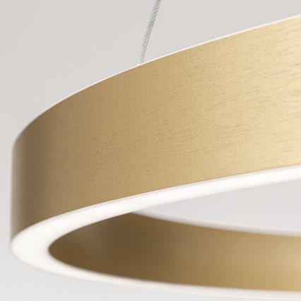 LED luster na kablu s mogućnošću prigušivanja KOLK LED/80W/230V 2700/3000/4000K Ø 80 cm zlatni