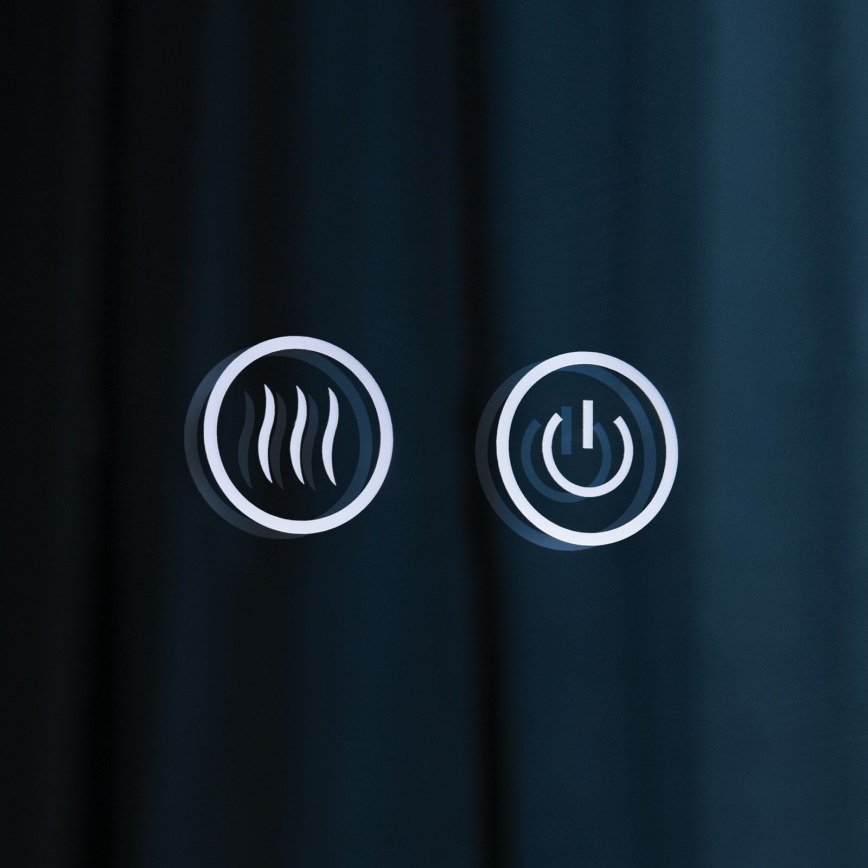 LED kupaonsko zidno ogledalo s grijanjem i pozadinskim LED osvjetljenjem FOCUS LED/30W/230V 3000/4200/6000K Ø 100 cm IP44