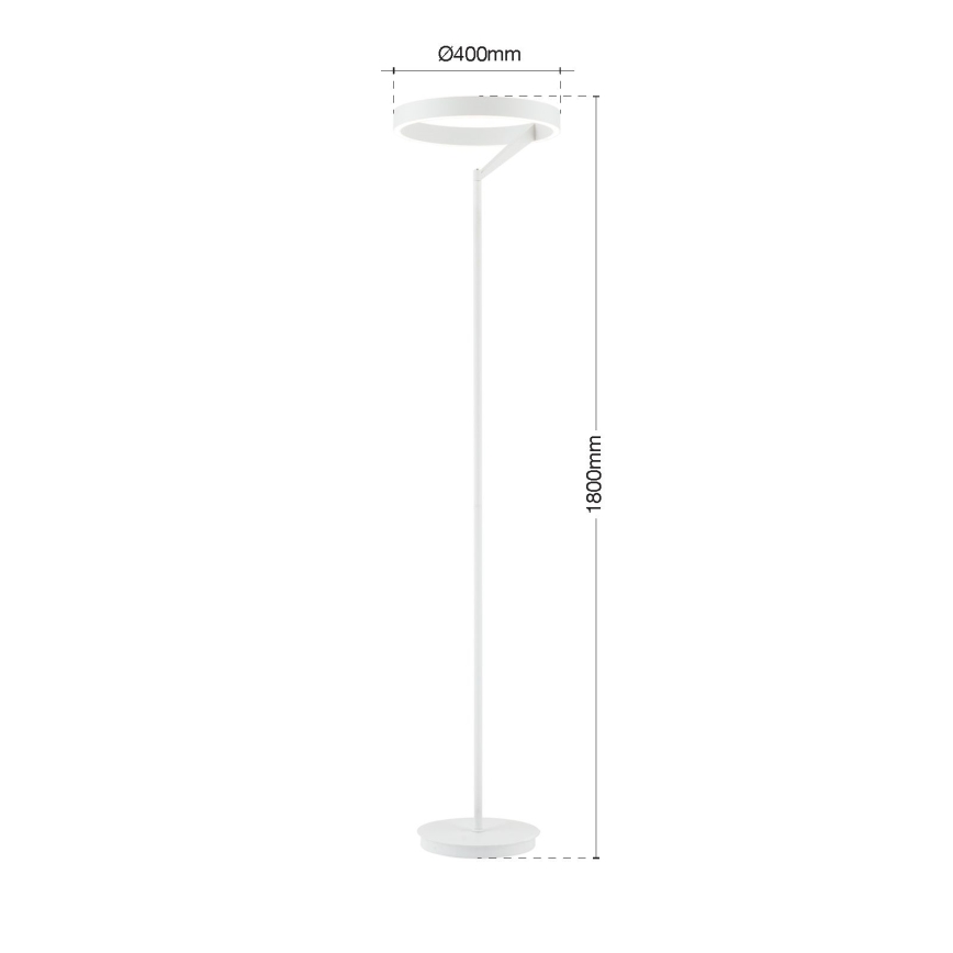 LED podna lampa s prigušavanjem KOLK LED/40W/230V 2700/4000K bijela