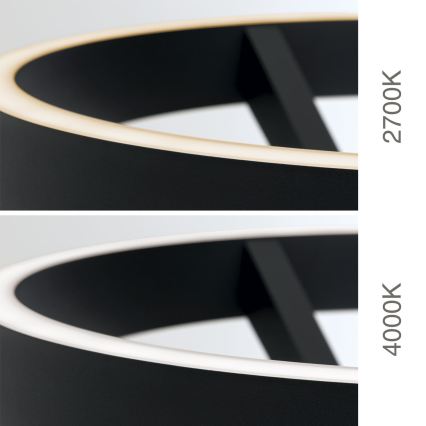 LED podna svjetiljka s prigušivanjem KOLK LED/40W/230V 2700/4000K crna