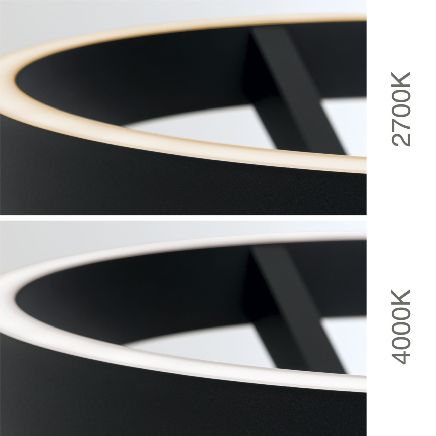 LED podna svjetiljka s prigušivanjem KOLK LED/40W/230V 2700/4000K crna