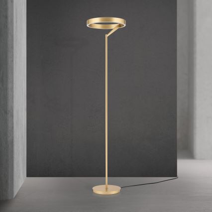 LED podna lampa s prigušivanjem KOLK LED/40W/230V 2700/4000K zlatna