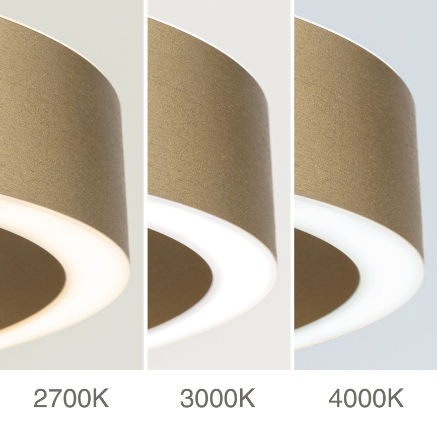 LED luster s mogućnošću prigušivanja na sajli KOLK LED/60W/230V 2700/3000/4000K promjer 60 cm zlatni