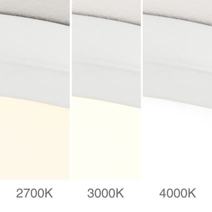 LED stropna svjetiljka s prigušivanjem DISC LED/30W/230V 2700/3000/4000K promjer 40 cm bijela