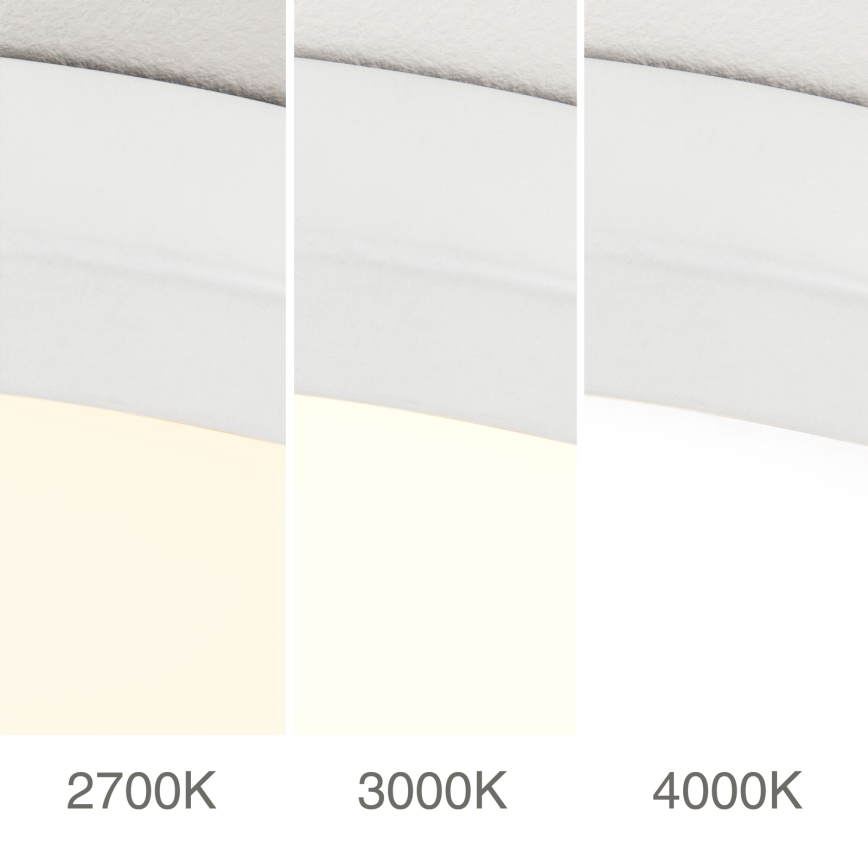 LED stropna svjetiljka s prigušivanjem DISC LED/30W/230V 2700/3000/4000K promjer 40 cm bijela