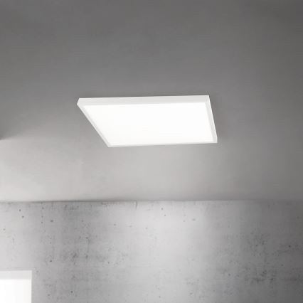 LED stropna svjetiljka s prigušivanjem DISC LED/46W/230V 2700/3000/4000K 59x59 cm bijela