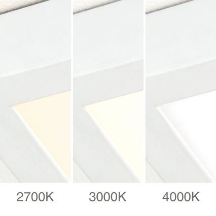 LED stropna svjetiljka s prigušivanjem DISC LED/46W/230V 2700/3000/4000K 59x59 cm bijela