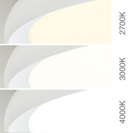 LED stropna svjetiljka KANT LED/30W/230V 2700/3000/4000K Ø 40 cm bijela
