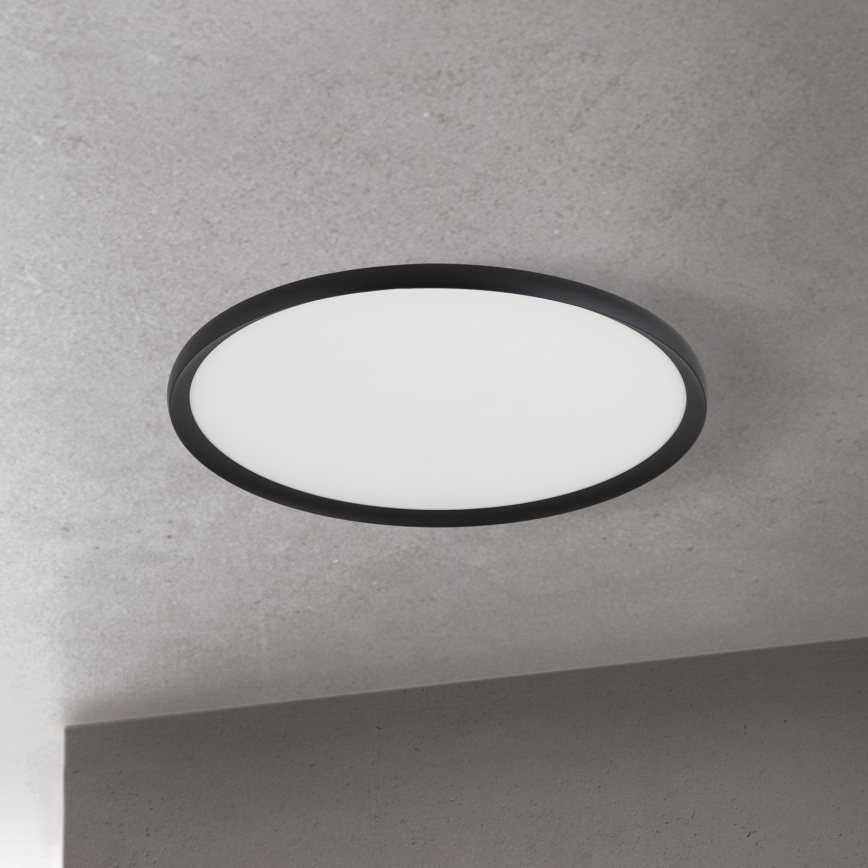 LED stropna svjetiljka KANT LED/50W/230V 2700/3000/4000K Ø 60 cm crna