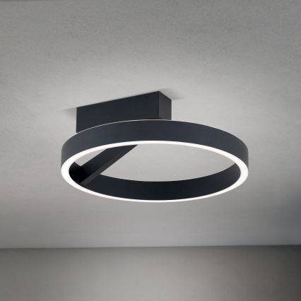 LED stropna svjetiljka KOLK LED/40W/230V 2700/3000/4000K Ø 40 cm crna