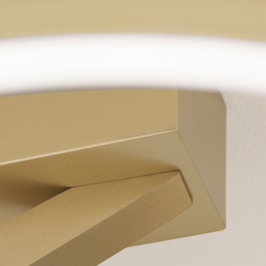 LED stropna svjetiljka KOLK LED/40W/230V 2700/3000/4000K Ø 40 cm zlatna