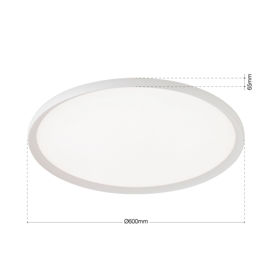 LED stropna svjetiljka KANT LED/50W/230V 2700/3000/4000K promjer 60 cm bijela