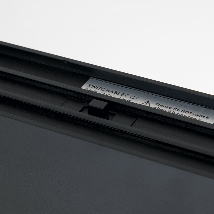 LED stropna/ovjesna svjetiljka 2u1 PALKKI LED/38W/230V 3000/4000/5000K crna