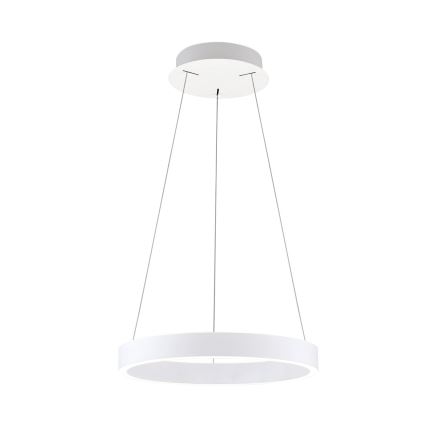 LED luster s mogućnošću prigušivanja na sajli KOLK LED/40W/230V 2700/3000/4000K Ø 40 cm bijela