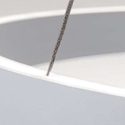 LED luster s mogućnošću prigušivanja na sajli KOLK LED/40W/230V 2700/3000/4000K Ø 40 cm bijela