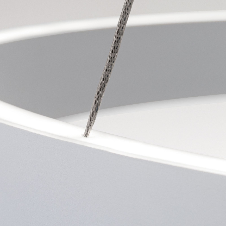 LED luster s mogućnošću prigušivanja na sajli KOLK LED/40W/230V 2700/3000/4000K Ø 40 cm bijela