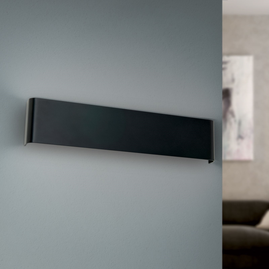 LED zidna svjetiljka ACCENT LED/14W/230V crna