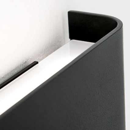 LED zidna svjetiljka ACCENT LED/14W/230V crna