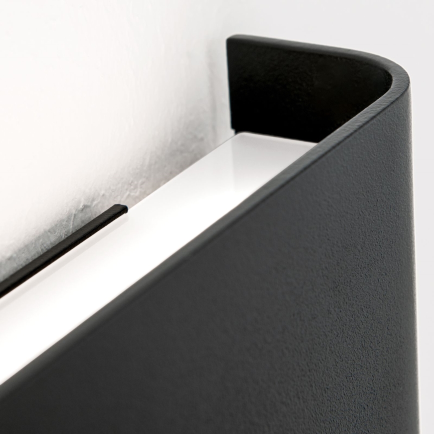 LED zidna svjetiljka ACCENT LED/14W/230V crna