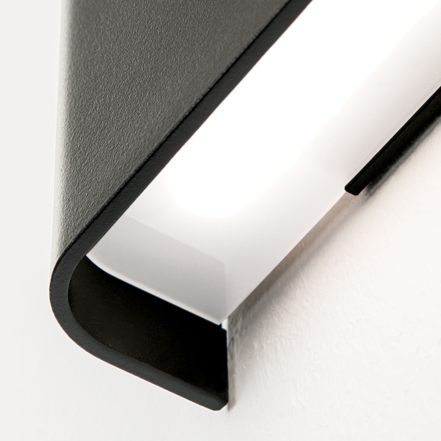 LED zidna svjetiljka ACCENT LED/14W/230V crna