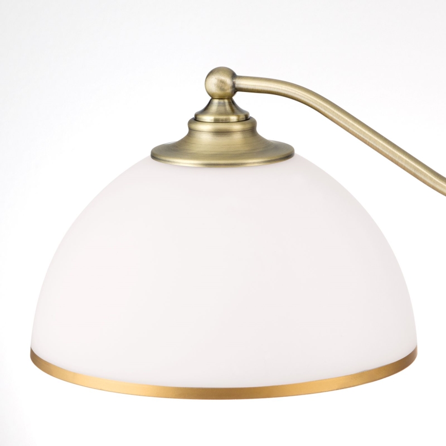 Luster na lancu OLD LAMP 3xE27/40W/230V pr. 65 cm bijela/mesing