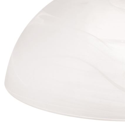 Luster na lancu RULA 1xE27/40W/230V Ø 35 cm bijela/brončana