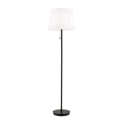 Podna lampa LUDWIG 1xE27/40W/230V bijela/crna