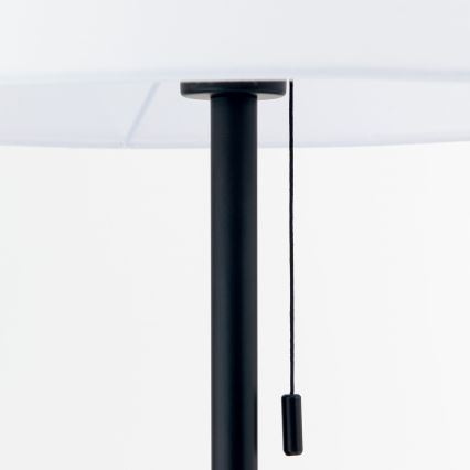 Podna lampa LUDWIG 1xE27/40W/230V bijela/crna