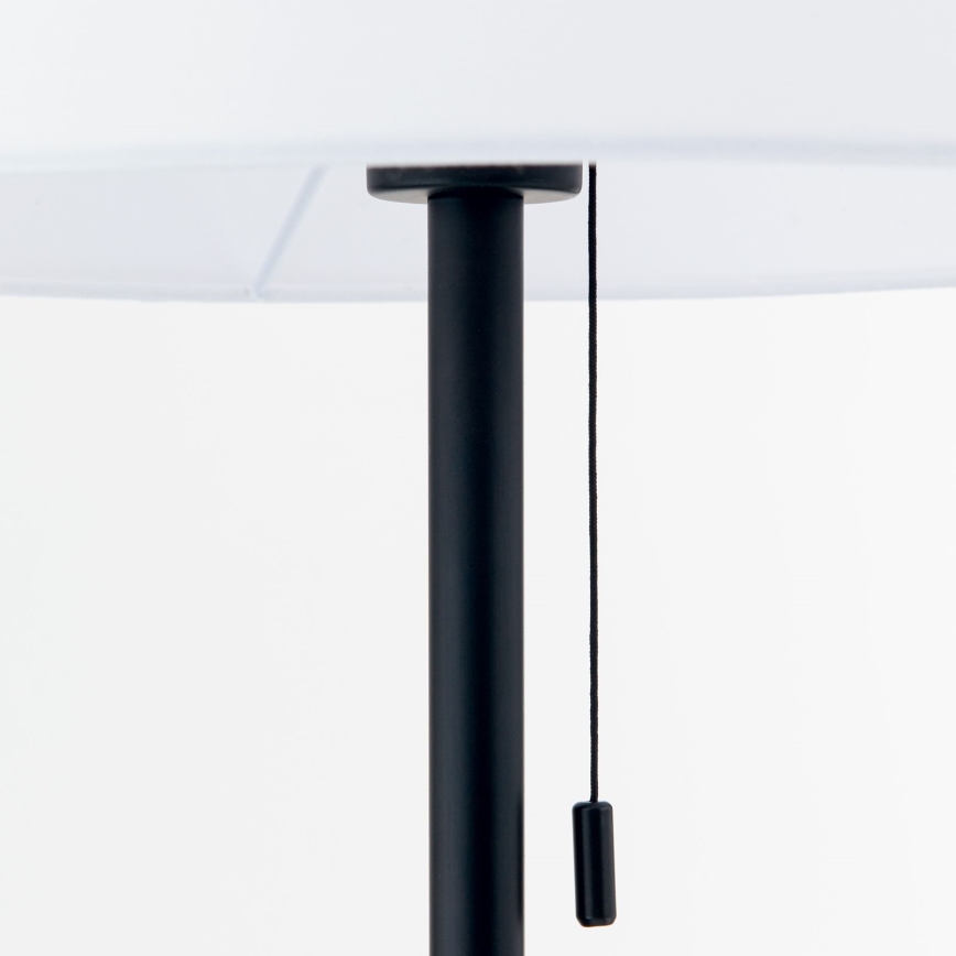 Podna lampa LUDWIG 1xE27/40W/230V bijela/crna