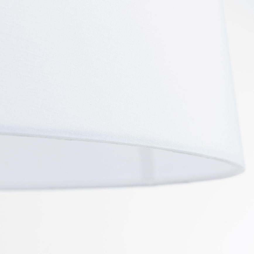 Podna lampa LUDWIG 1xE27/40W/230V bijela/crna