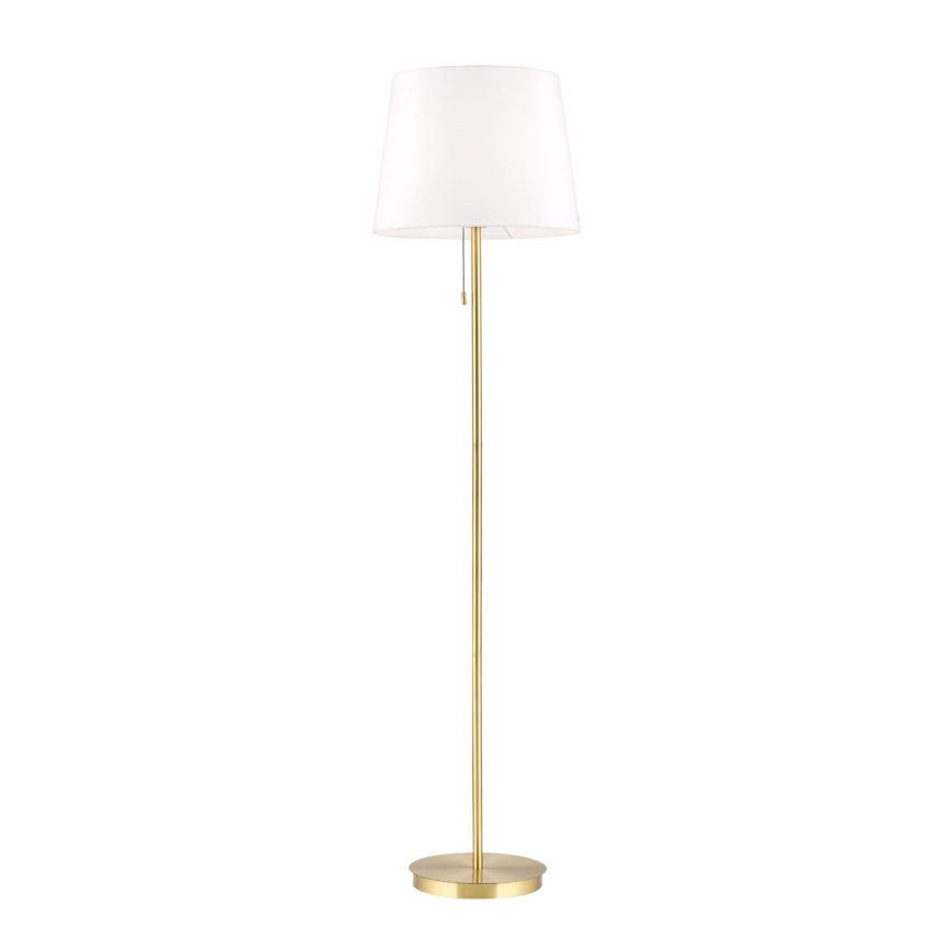 Podna lampa LUDWIG 1xE27/40W/230V bijela/zlatna