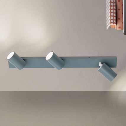 Reflektorska svjetiljka PENN 3xGU10/13W/230V siva