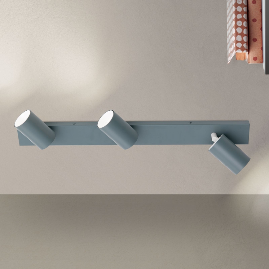Reflektorska svjetiljka PENN 3xGU10/13W/230V siva