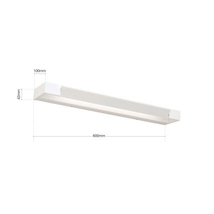 LED Rasvjeta za ogledalo u kupaonici MARILYN LED/18W/230V 60 cm IP44 bijela