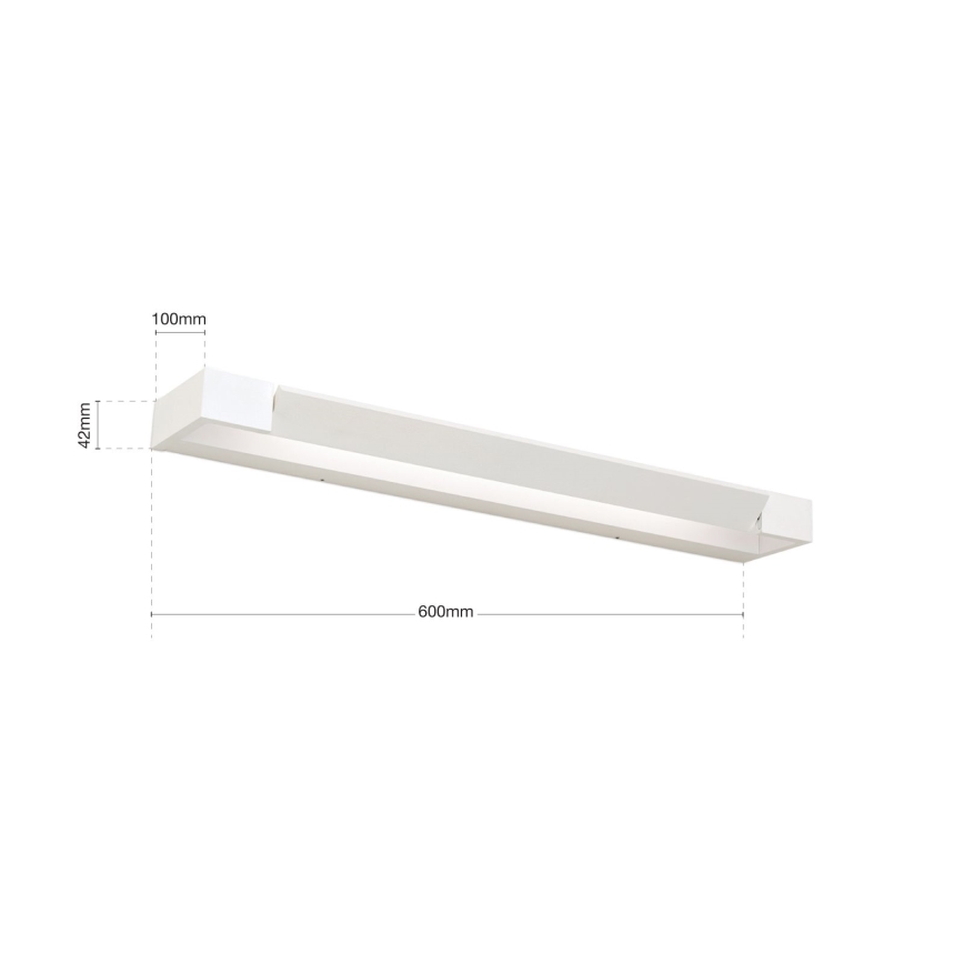 LED Rasvjeta za ogledalo u kupaonici MARILYN LED/18W/230V 60 cm IP44 bijela
