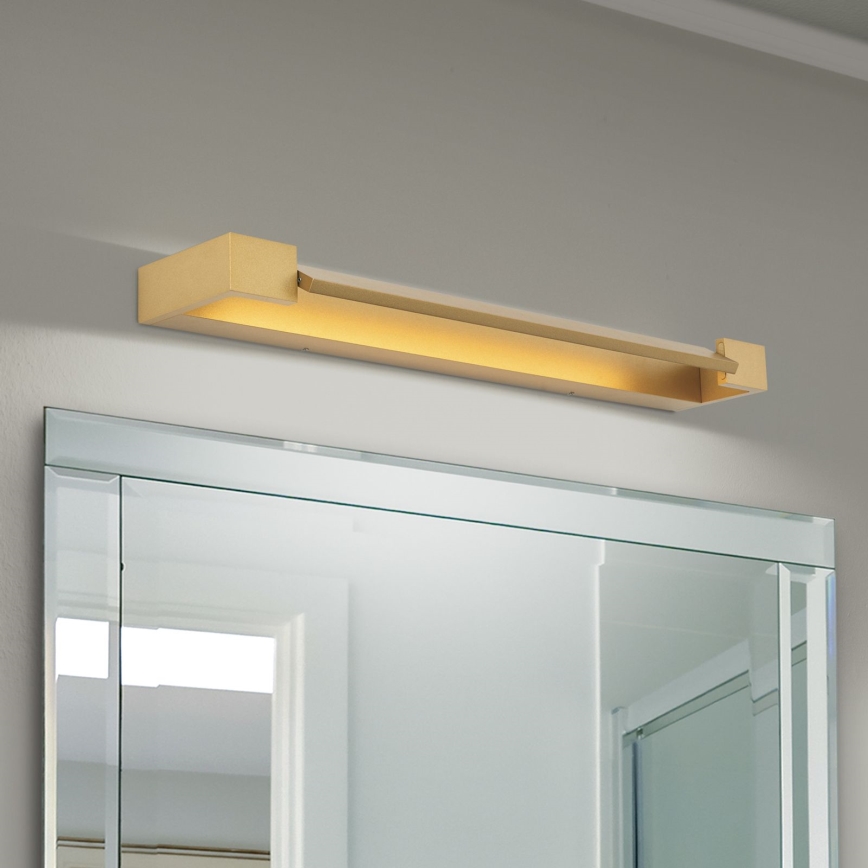 LED Rasvjeta za ogledalo u kupaonici MARILYN LED/18W/230V 60 cm IP44 zlatna
