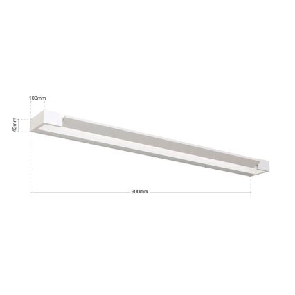 LED Rasvjeta za ogledalo u kupaonici MARILYN LED/24W/230V 90 cm IP44 bijela
