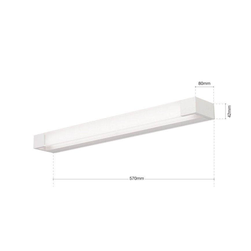 LED Rasvjeta za ogledalo u kupaonici MARILYN LED/21W/230V 57 cm IP44 bijela