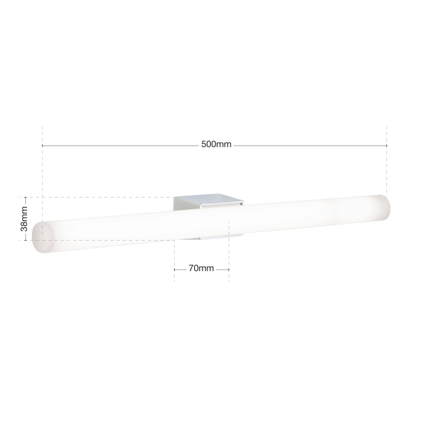 LED Zidna svjetiljka VISAGIST 1xS14d/8W/230V bijela