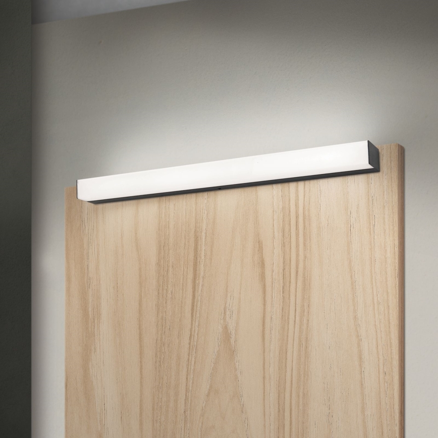 LED Rasvjeta za ogledalo u kupaonici HORIZON LED/12W/230V 3000/4000K 60 cm IP44 crna