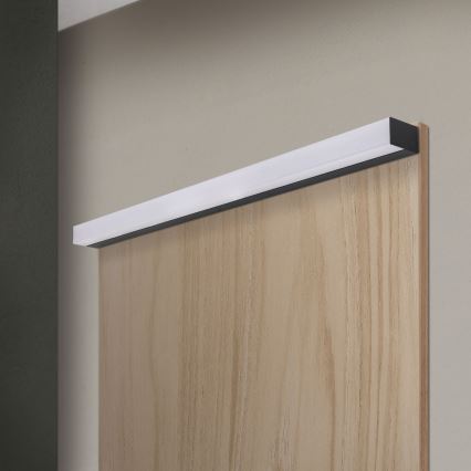 LED Rasvjeta za ogledalo u kupaonici HORIZON LED/18W/230V 3000/4000K 90 cm IP44 crna