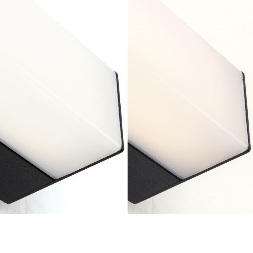LED Rasvjeta za ogledalo u kupaonici HORIZON LED/18W/230V 3000/4000K 90 cm IP44 crna