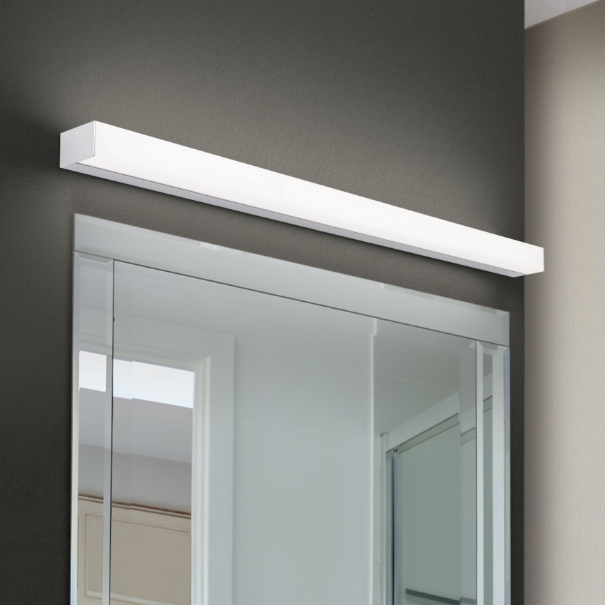 LED Rasvjeta za ogledalo u kupaonici HORIZON LED/18W/230V 3000/4000K 90 cm IP44 srebrna