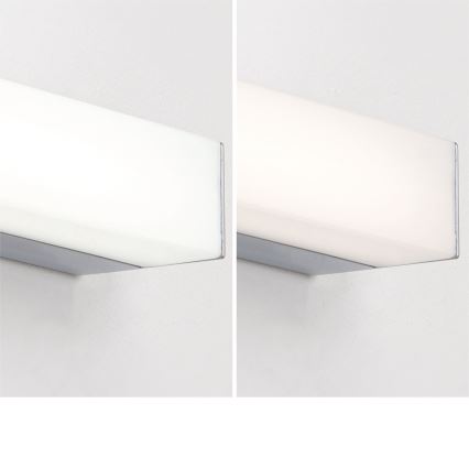 LED Rasvjeta za ogledalo u kupaonici HORIZON LED/18W/230V 3000/4000K 90 cm IP44 srebrna