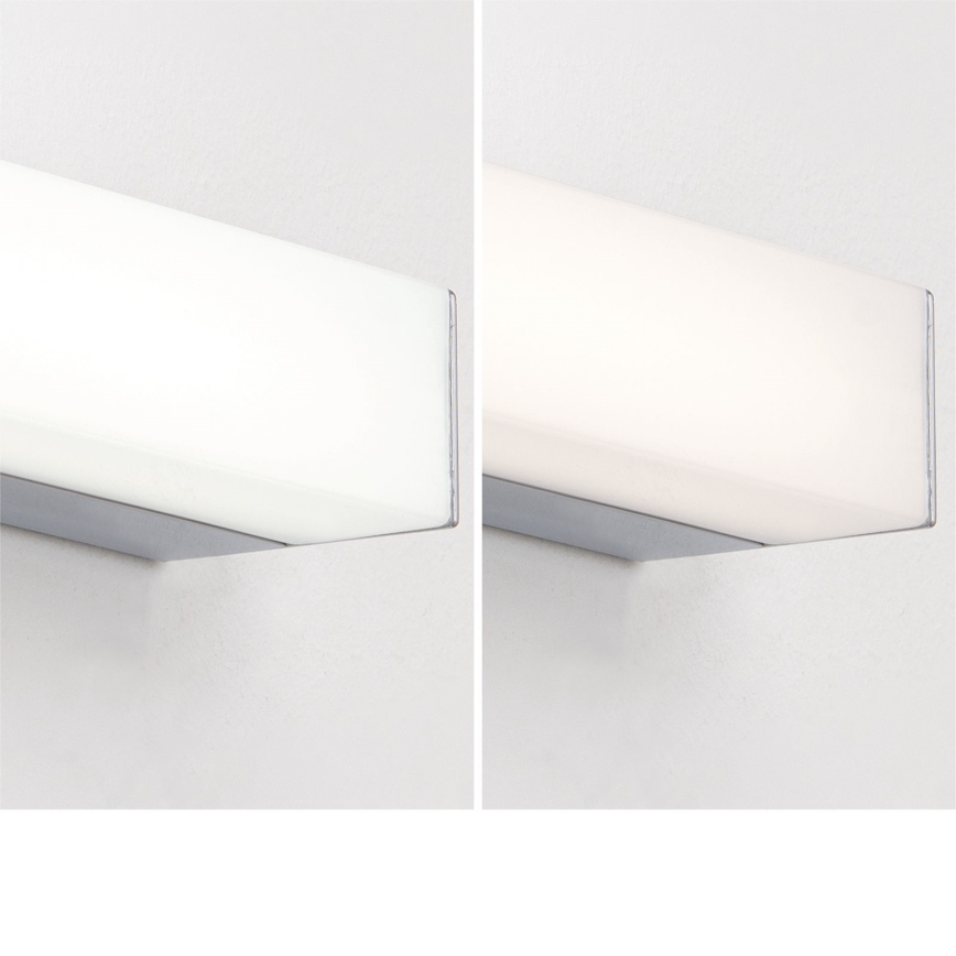 LED Rasvjeta za ogledalo u kupaonici HORIZON LED/18W/230V 3000/4000K 90 cm IP44 srebrna